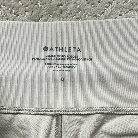 Athleta Venice Moto Jogger Abalone Bone M - Picture 5 of 8